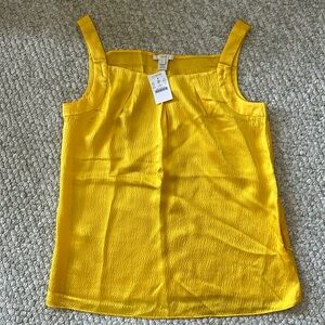 NWT J. CREW hammered silk top